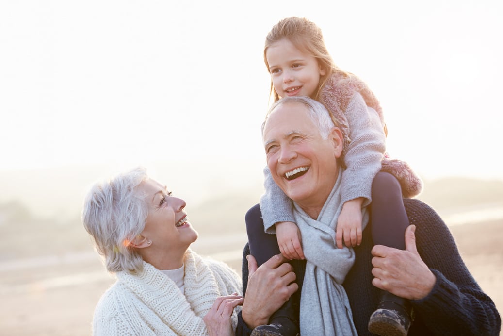 Grandparents and Granddaughter 